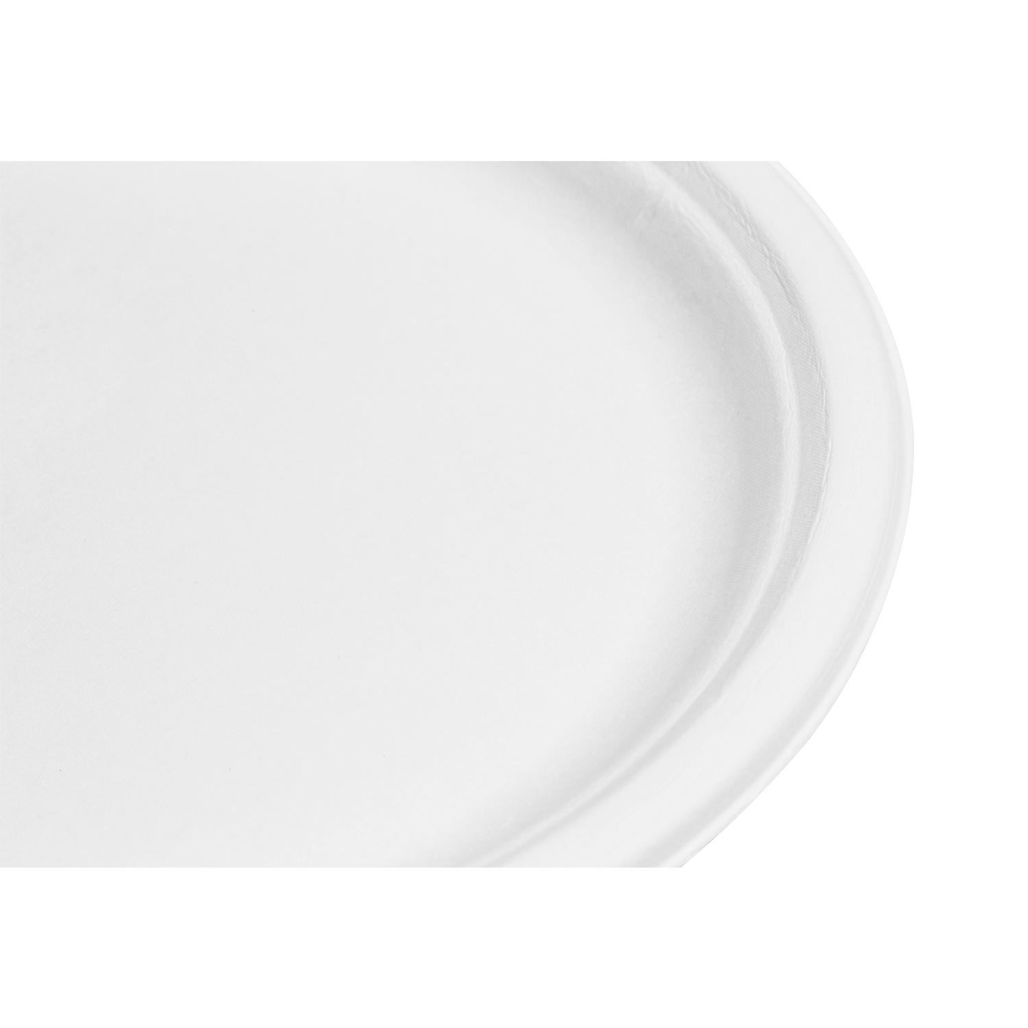 Wholesale 10'' Compostable Bagasse Round Plates - 500 ct