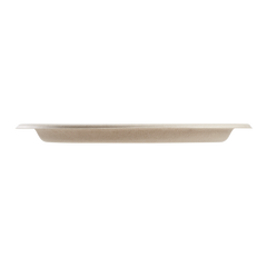 Wholesale 10'' Compostable Bagasse Round Plates, Natural - 3 Compartments - 500 ct