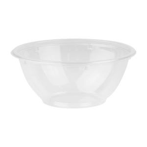 Wholesale 32oz PLA Salad Bowls with Lids, Clear - 300 ct