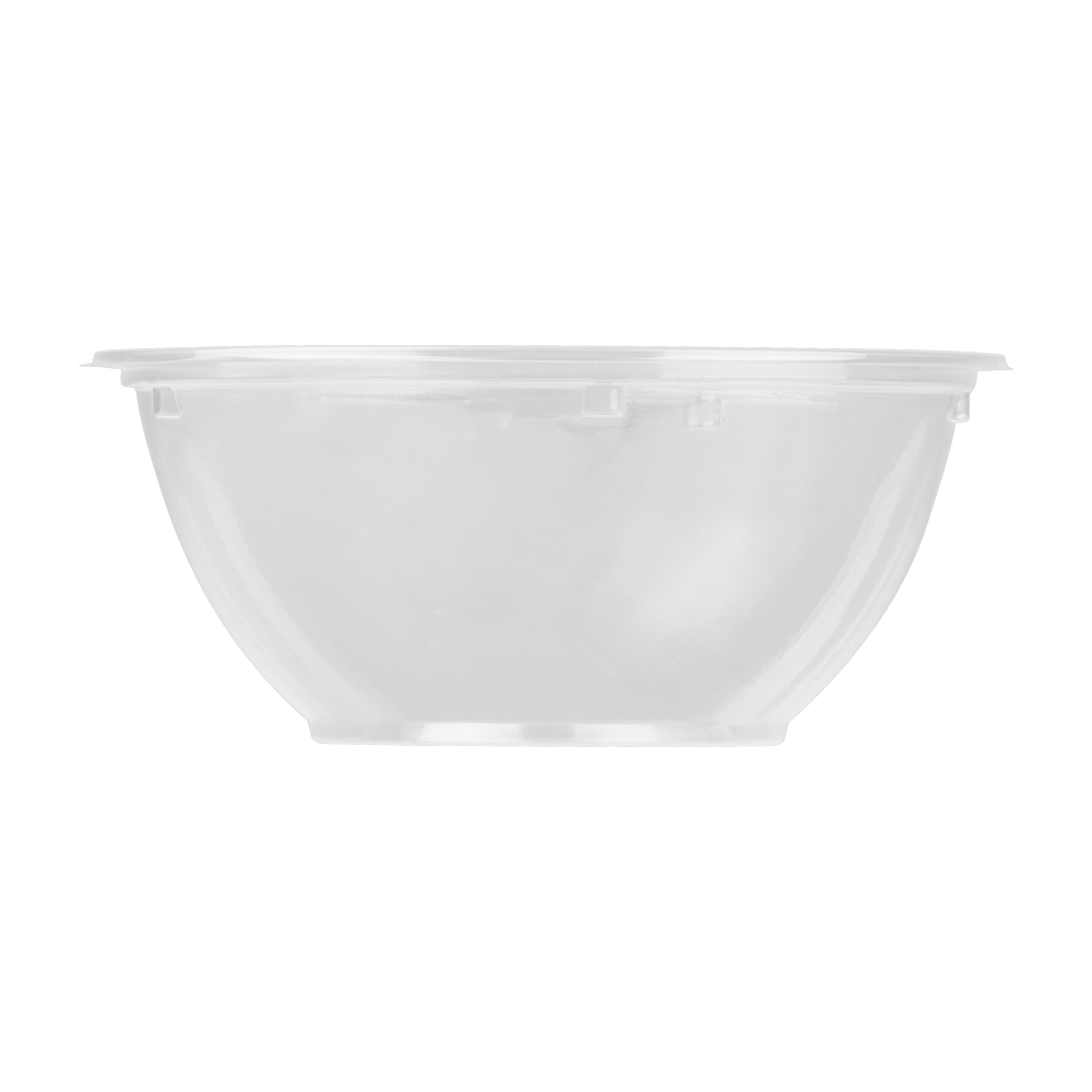 Wholesale 32oz PLA Salad Bowls, Clear - 300 ct