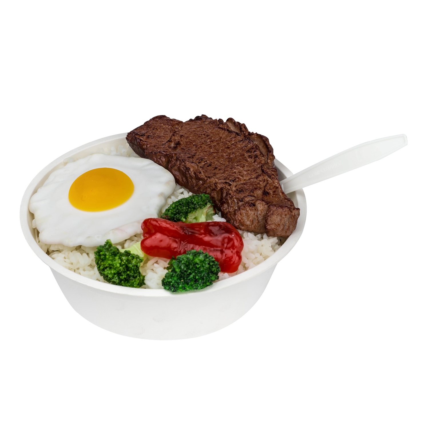 Wholesale 32oz Compostable Bagasse Rice Bowls - 500 ct