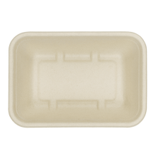 Load image into Gallery viewer, Wholesale 20oz Natural Bagasse Take Out Container, Rectangular - 500 ct
