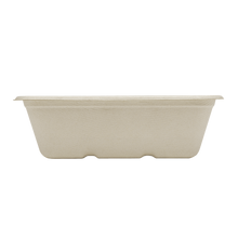 Load image into Gallery viewer, Wholesale 20oz Natural Bagasse Take Out Container, Rectangular - 500 ct
