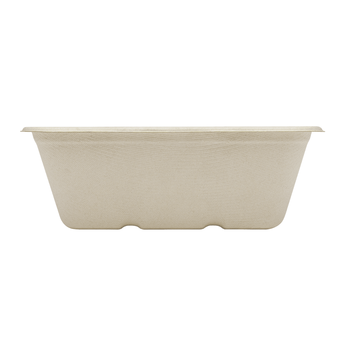 Wholesale 24oz Natural Bagasse Take Out Container, Rectangular - 500 ct
