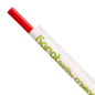 Wholesale Eco-Friendly Jumbo 9.5" Red Straw - 4,800 ct