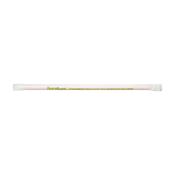 Wholesale Eco-Friendly Jumbo 9.5" Red Straw - 4,800 ct