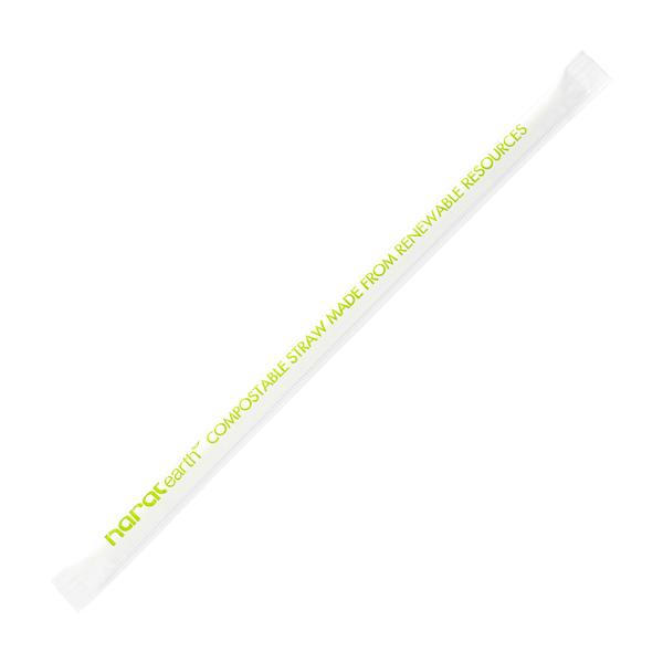 Wholesale Eco-Friendly Jumbo 7.75" Clear Straws - 2000 ct