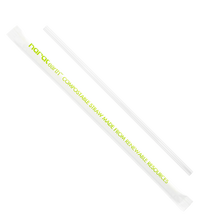 Load image into Gallery viewer, Wholesale Eco-Friendly Jumbo 7.75&quot; Clear Straws - 2000 ct
