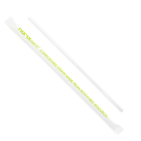 Wholesale Eco-Friendly Jumbo 7.75" Clear Straws - 2000 ct