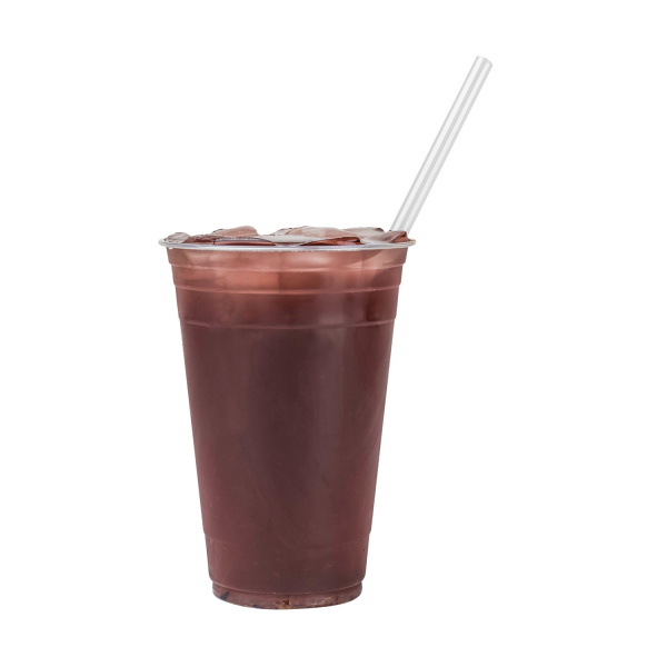 Wholesale 8.75" Eco-Friendly Giant PLA Straws (7mm) Paper Wrapped - Clear - 2,500 ct