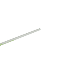 Wholesale 7.75" Eco-Friendly Jumbo Paper Straw (5mm) Wrapped - White - 2,000 ct