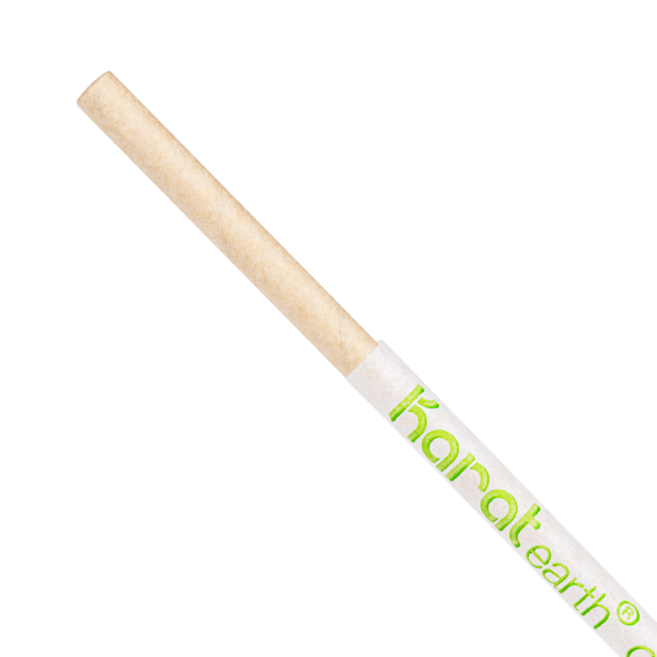 Wholesale 10.25" Eco-Friendly Paper Jumbo Straw, Paper Wrapped - Kraft 1,200 ct