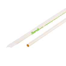 Load image into Gallery viewer, Wholesale 9&quot; Jumbo Eco-Friendly Paper Straw Wrapped - White -1,200 ct
