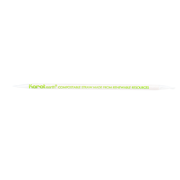 Wholesale 7.75" Eco-Friendly Giant Paper Straw, Paper Wrapped - Kraft - 2,000 ct