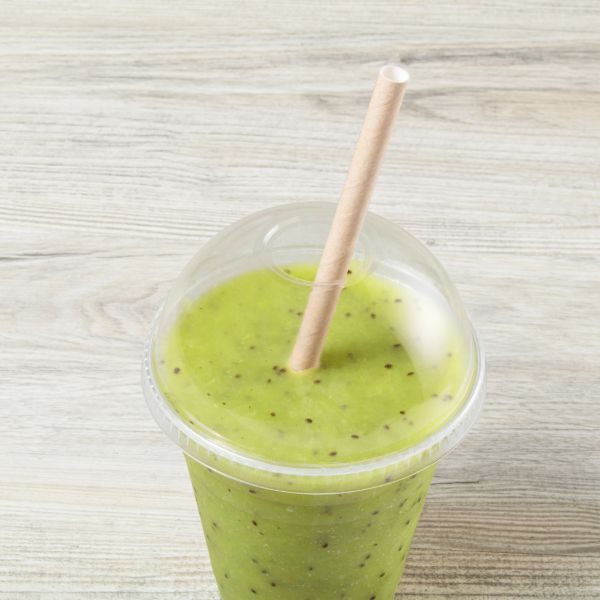 Wholesale 7.75" Eco-Friendly Giant Paper Straw, Paper Wrapped - Kraft - 2,000 ct