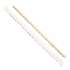 Wholesale 10.25" Eco-Friendly Giant Paper Straw, Paper Wrapped - Kraft 1,200 ct
