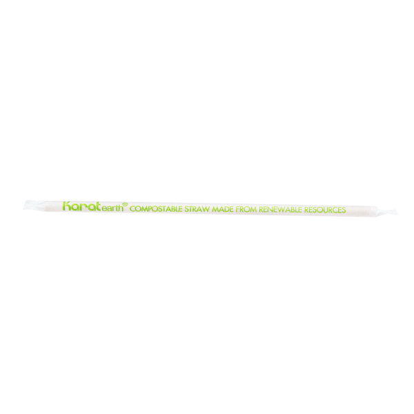 Wholesale 10.25" Eco-Friendly Giant Paper Straw, Paper Wrapped - Kraft 1,200 ct
