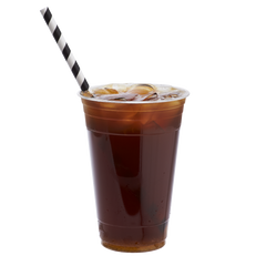 Wholesale 9" Eco-Friendly Giant Paper Straw Wrapped - Black/White - 1,200 ct