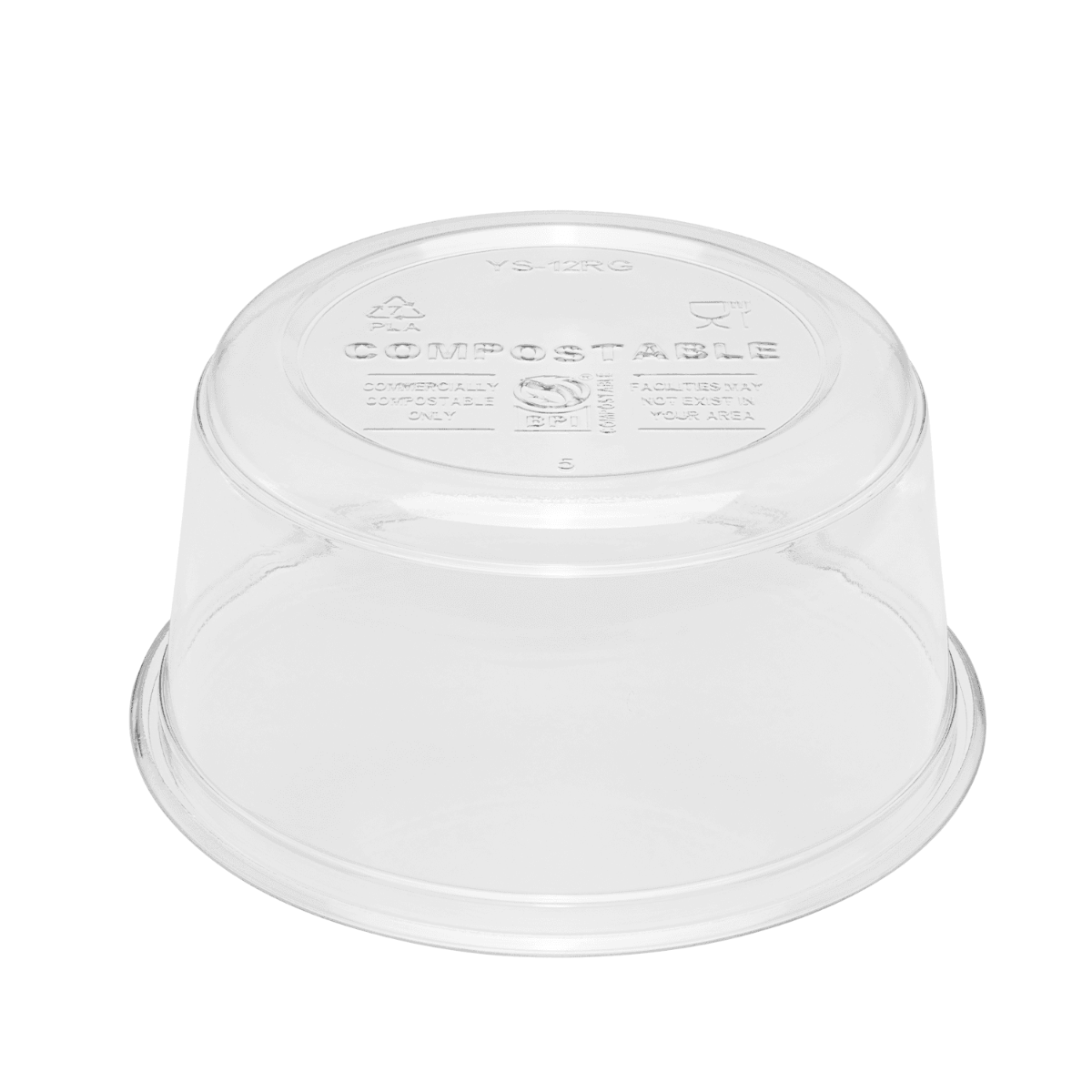 Wholesale 12oz Eco-Friendly PLA Round Deli Container - 500 ct