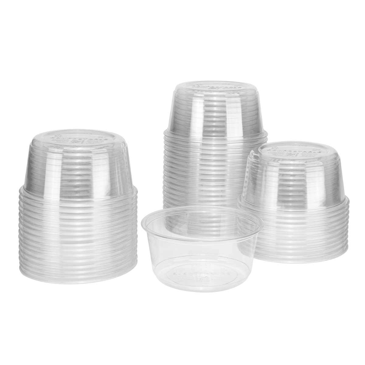 Wholesale 12oz Eco-Friendly PLA Round Deli Container - 500 ct