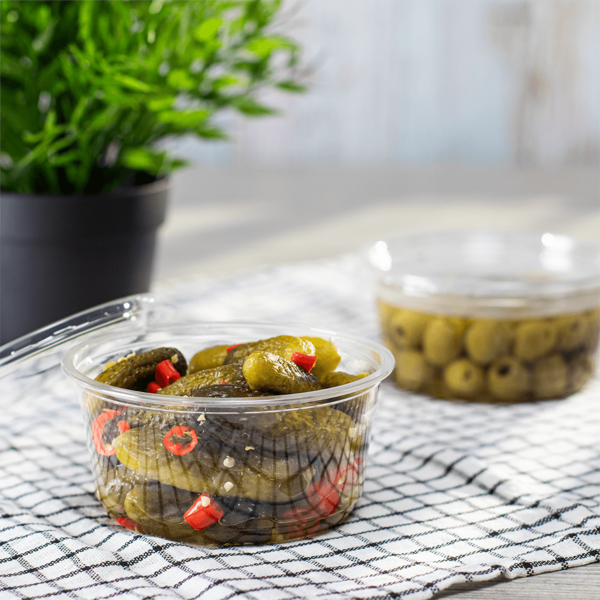 Wholesale 12oz Eco-Friendly PLA Round Deli Container - 500 ct