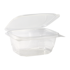 Wholesale 16oz PLA Hinged Deli Container - 200 ct