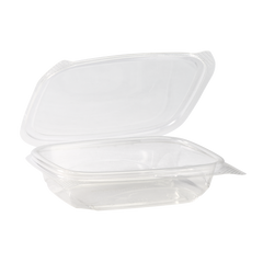Wholesale 8oz PLA Hinged Deli Container - 200 ct