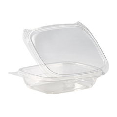 Wholesale 8oz PLA Hinged Deli Container - 200 ct