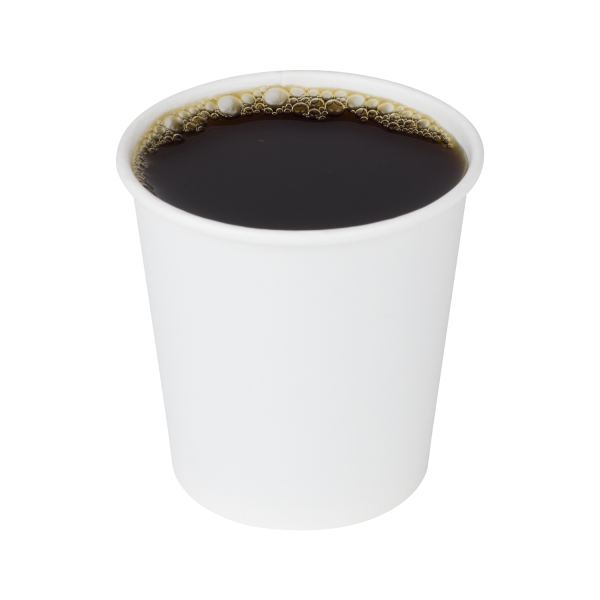 Wholesale 4oz Eco-Friendly Paper Hot Cups - White (62mm) - 1,000 ct