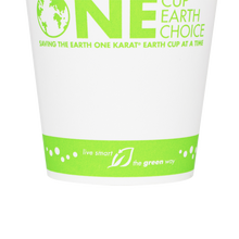 Load image into Gallery viewer, Wholesale 8oz Eco-Friendly Paper Hot Cups - One Cup, One Earth (80mm) - 1,000 ct
