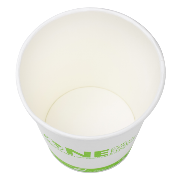 Wholesale 10oz Eco-Friendly Paper Hot Cups - One Cup, One Earth (90mm) - 1,000 ct