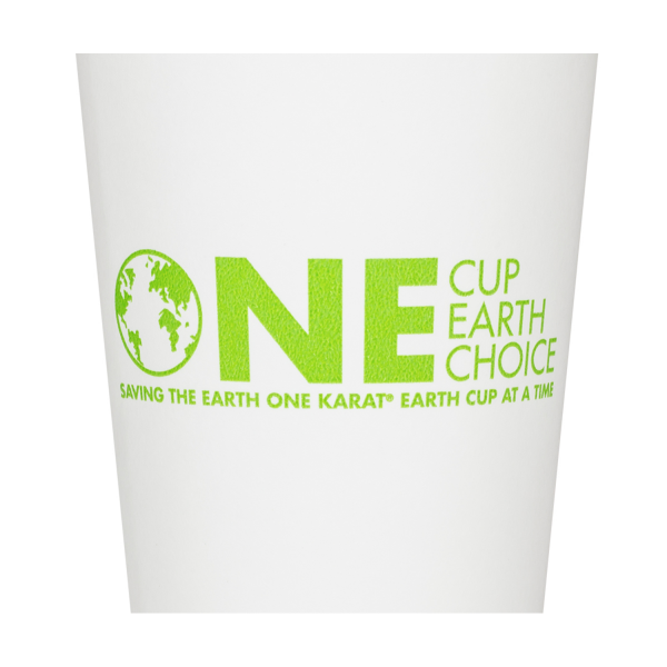 Wholesale 16oz Eco-Friendly Paper Hot Cups - One Cup, One Earth (90mm) - 1,000 ct
