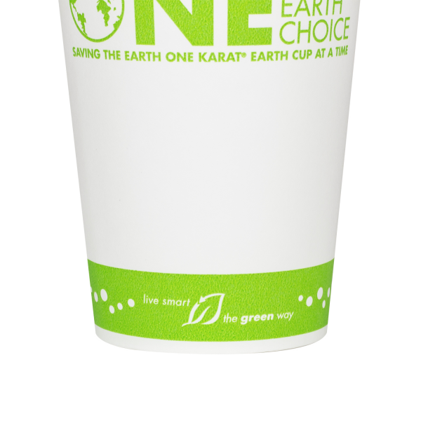 Wholesale 16oz Eco-Friendly Paper Hot Cups - One Cup, One Earth (90mm) - 1,000 ct