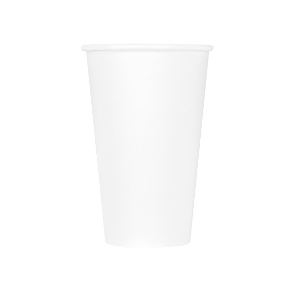 Wholesale 16oz Eco-Friendly Paper Hot Cups - White (90mm) - 1,000 ct
