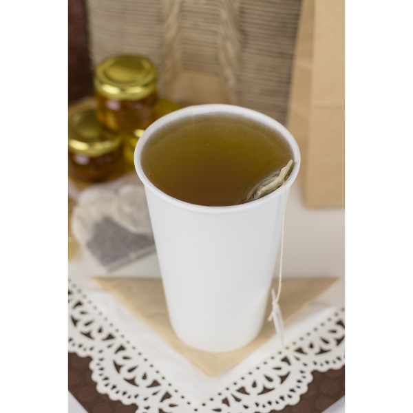 Wholesale 16oz Eco-Friendly Paper Hot Cups - White (90mm) - 1,000 ct