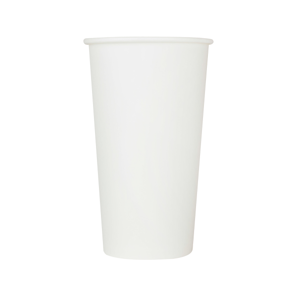 Wholesale 20oz Eco-Friendly Paper Hot Cups - White (90mm) - 600 ct