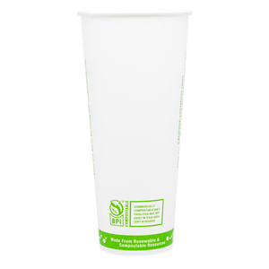 Wholesale 24oz Eco-Friendly Paper Hot Cups - One Cup, One Earth 90mm - 500 ct