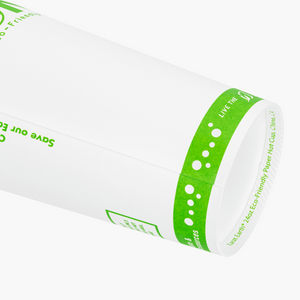Wholesale 24oz Eco-Friendly Paper Hot Cups - One Cup, One Earth 90mm - 500 ct