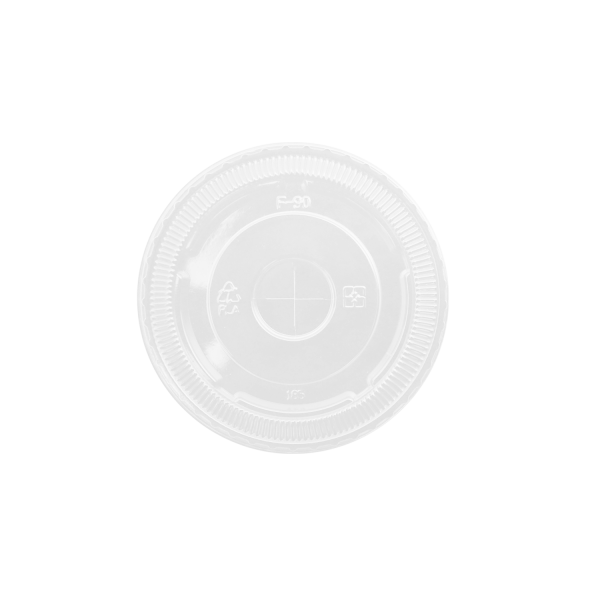 Wholesale Plastic Flat Lids (90mm) - 1,000 ct