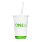 Wholesale 16oz Eco-Friendly Paper Cold Cups - One Cup, One Earth - 90mm - 1,000 ct