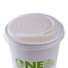 Load image into Gallery viewer, Wholesale 10-20oz Compostable Sipper Dome Lids (90mm) - 1,000 ct
