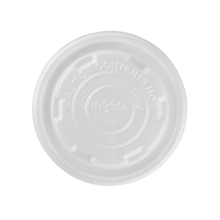 Load image into Gallery viewer, Wholesale Karat Earth 8oz Compostable Paper Food Container Flat Lids (90.8mm) - 1,000 ct
