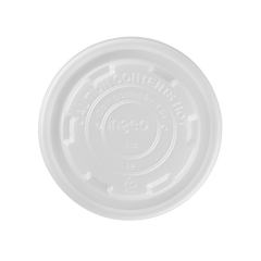 Wholesale Karat Earth 8oz Compostable Paper Food Container Flat Lids (90.8mm) - 1,000 ct