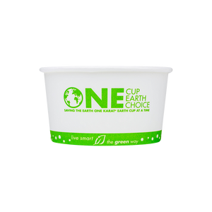 Wholesale 12 oz Eco-friendly Earth Print Ice Cream Paper Cups (114.6mm) - 500 ct