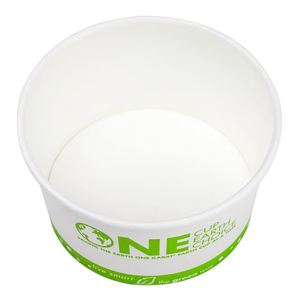 Wholesale 12 oz Eco-friendly Earth Print Ice Cream Paper Cups (114.6mm) - 500 ct