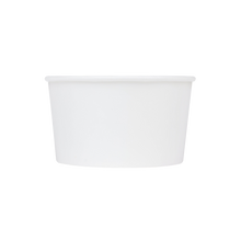 Load image into Gallery viewer, Wholesale 12 oz Eco-Friendly White Ice Cream Paper Cups (114.6mm) - 500 ct
