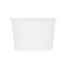 Load image into Gallery viewer, Wholesale 16 oz Eco-Friendly White Ice Cream Paper Cups (114.6mm) - 500 ct

