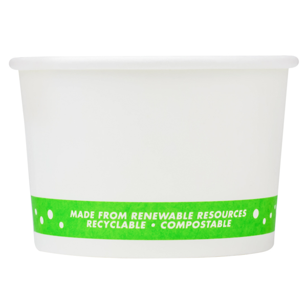 Wholesale 4 oz Eco-friendly Earth Print Ice Cream Paper Cups (75.3mm) - 1,000 ct
