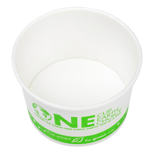 Wholesale 4 oz Eco-friendly Earth Print Ice Cream Paper Cups (75.3mm) - 1,000 ct