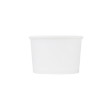 Load image into Gallery viewer, Wholesale 8 oz Eco-Friendly White Ice Cream Paper Cups (90.8mm) - 1,000 ct

